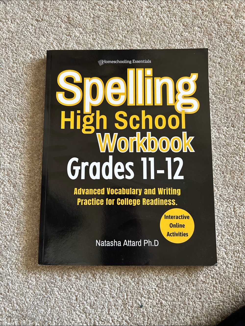 Spelling High School Workbook Grades